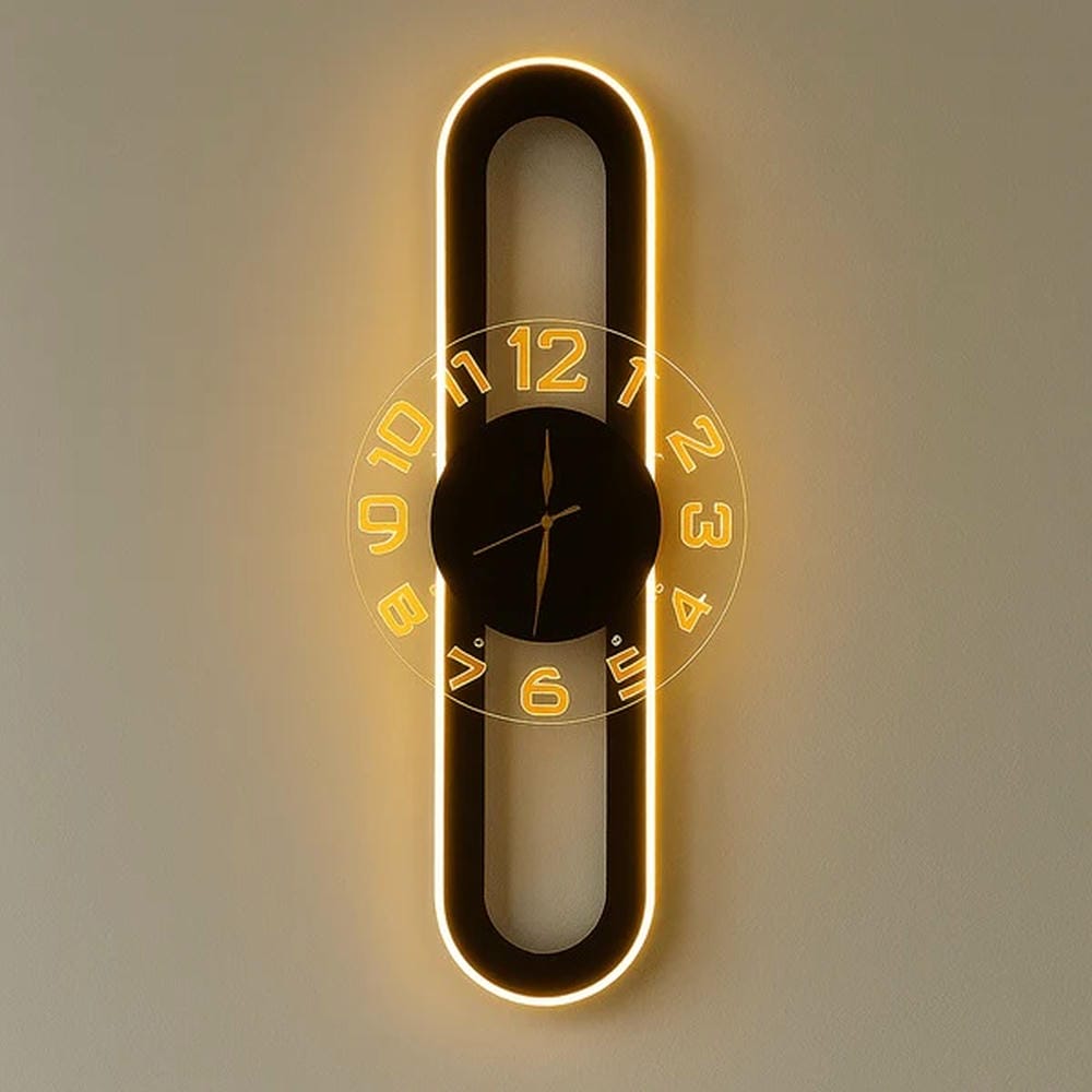 2-in-1 vertical and Horizontal clock