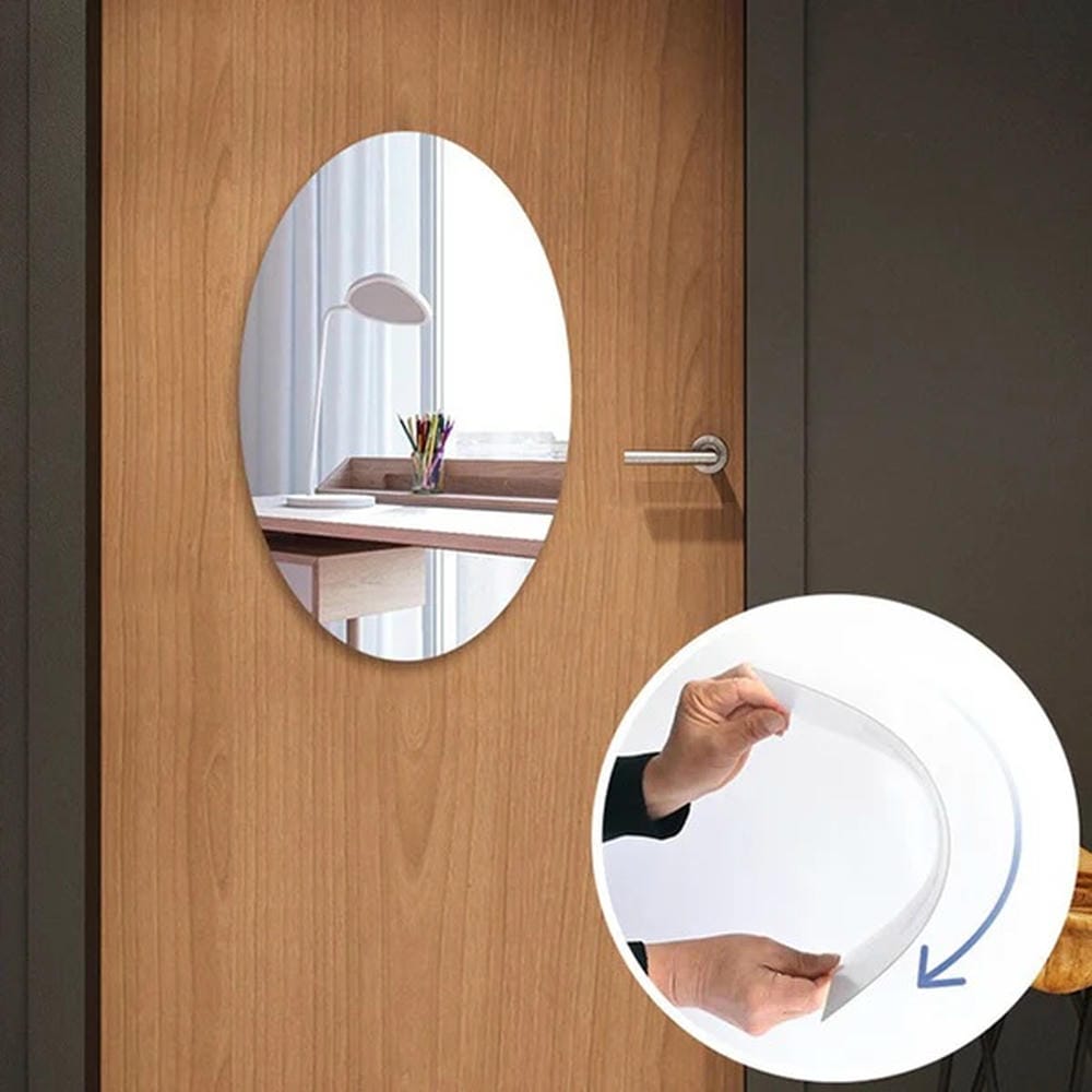 Oval Shape Imported Acrylic Mirror