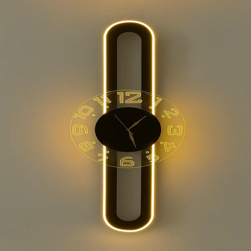 2-in-1 vertical and Horizontal clock