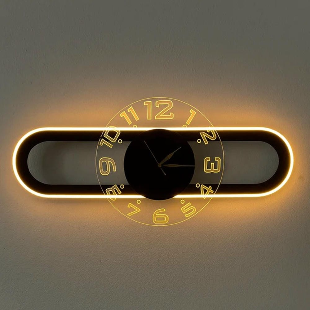 2-in-1 vertical and Horizontal clock