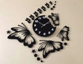 Butterflies with Stars Clock