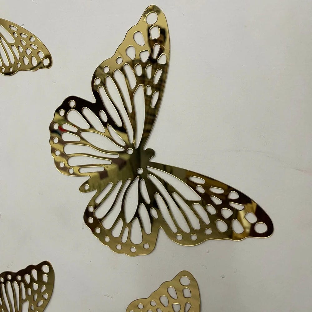 Acrylic Mirror butterflies set - EPB001