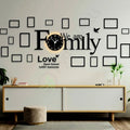Big Family Frames Clock