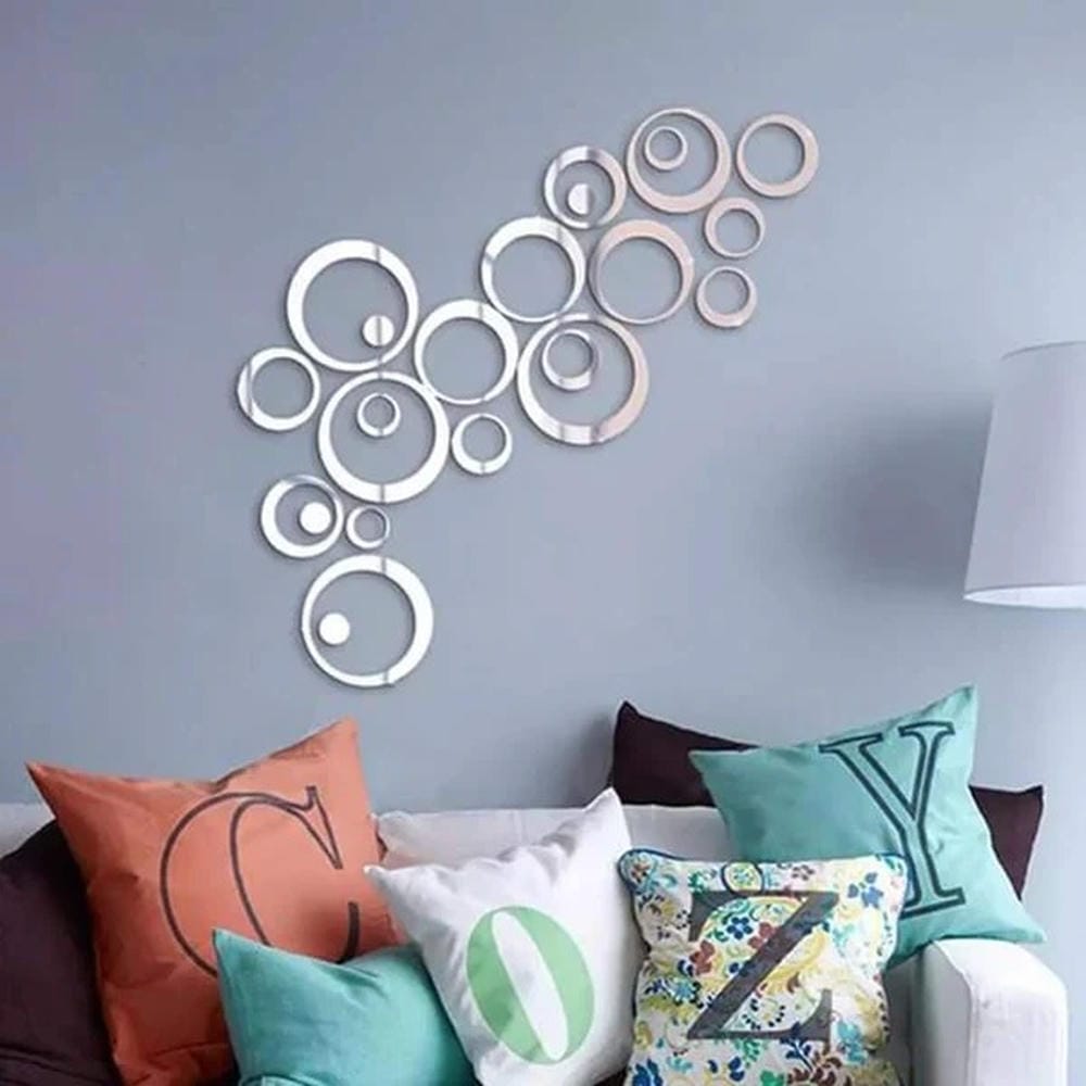 (set of 22) Acrylic Mirror Rings