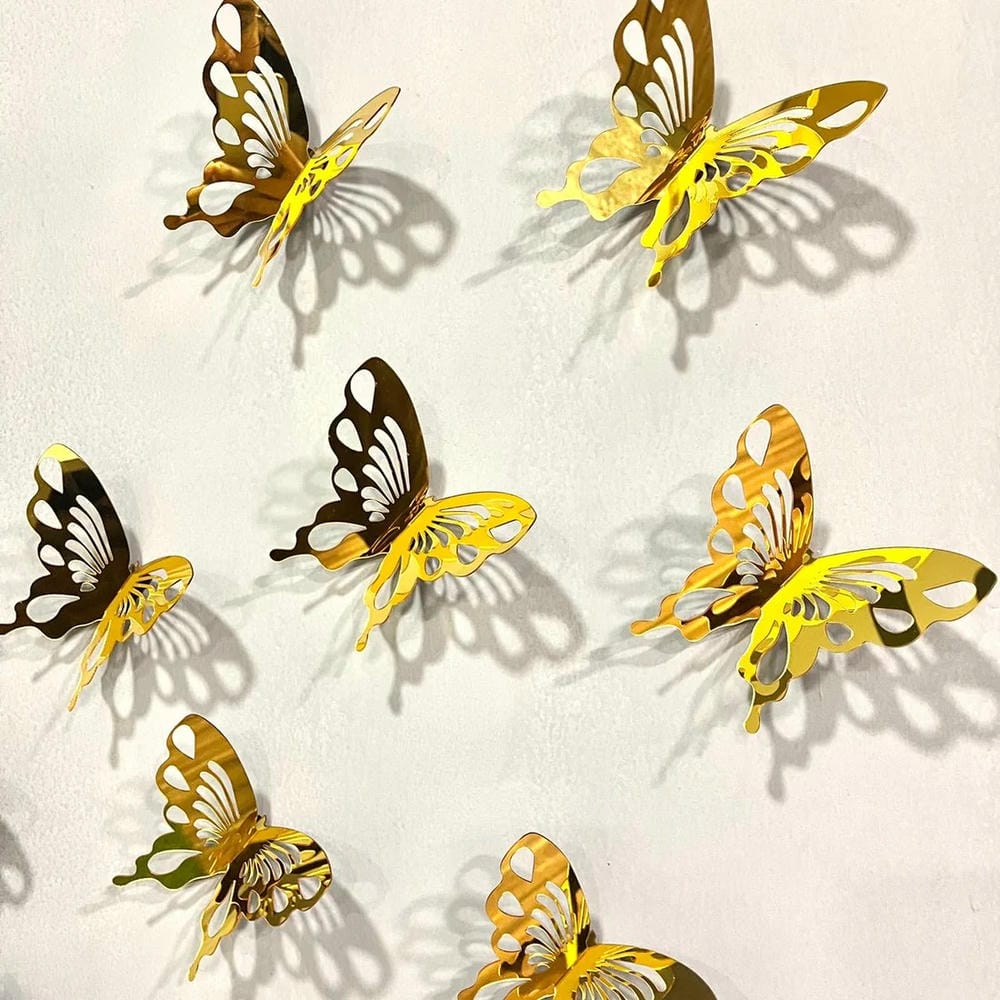Acrylic Mirror butterflies set - EPB002
